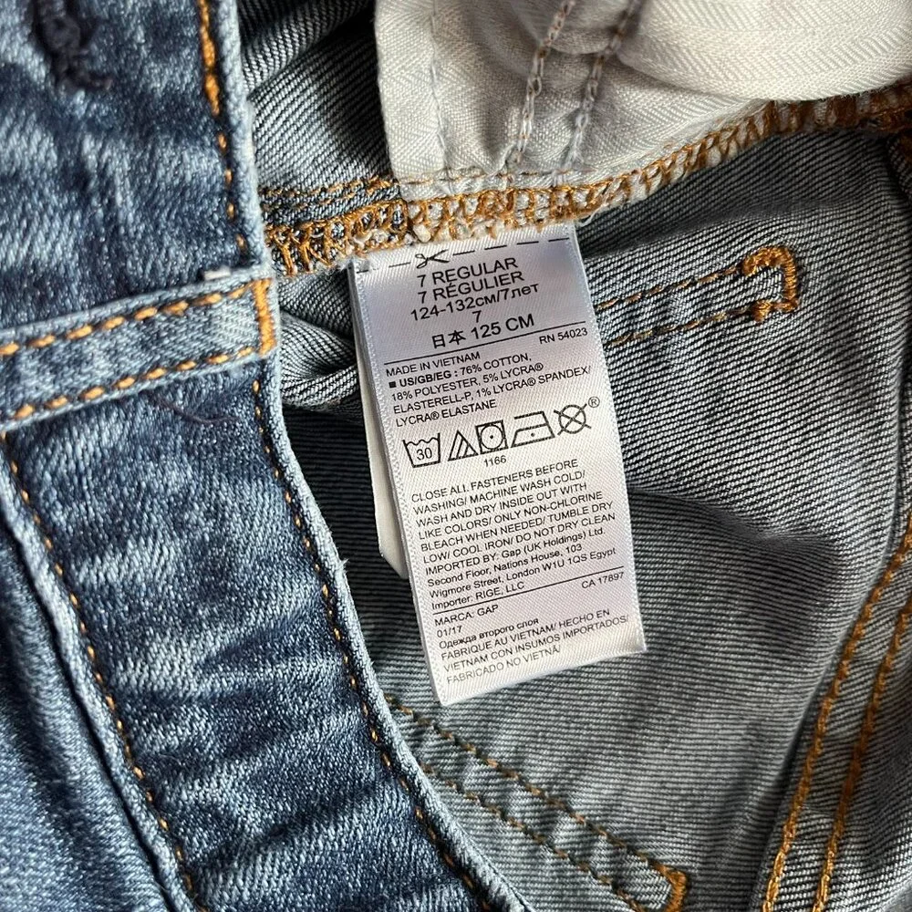 Gap denim cuffed shorts 7